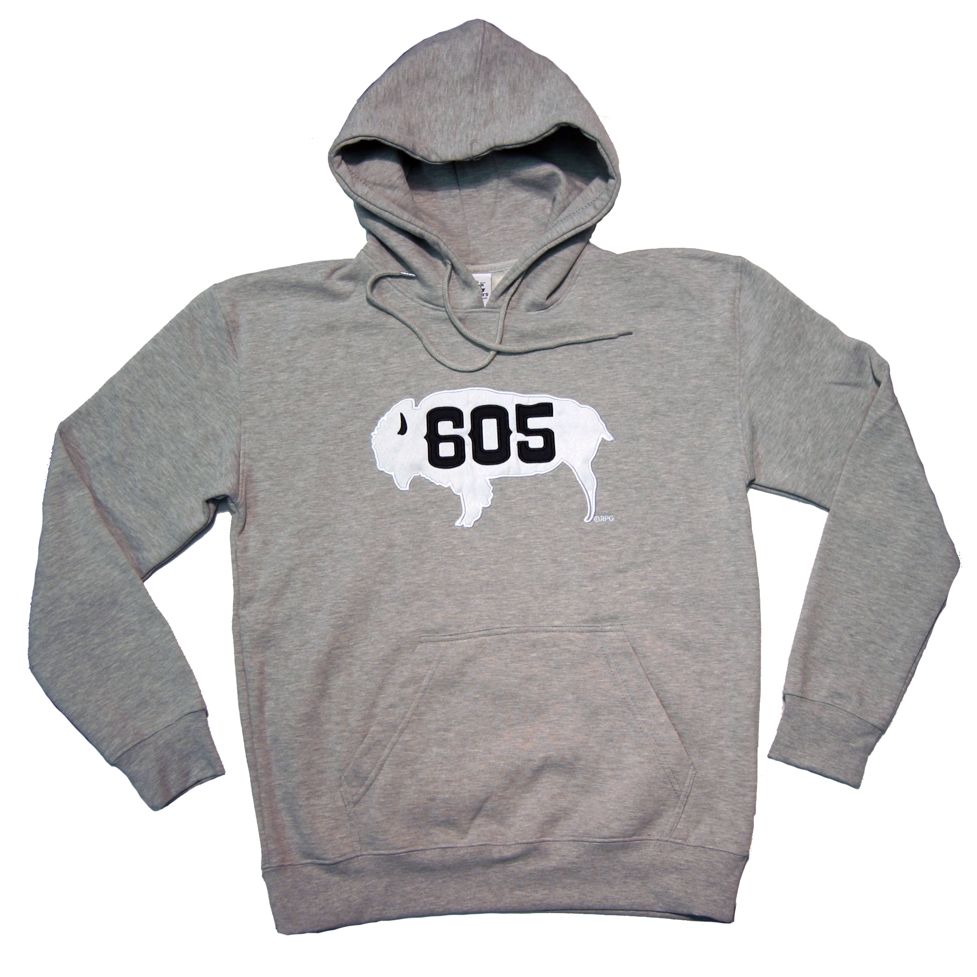 SOUTH DAKOTA SPORT GREY PULL OVER HOODY