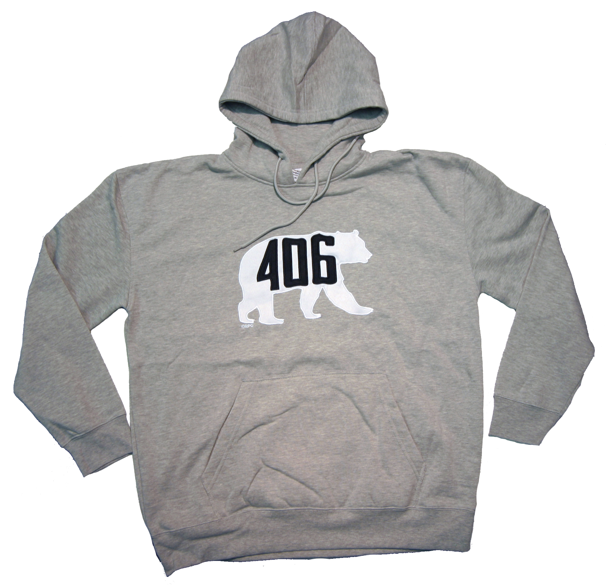 MONTANA SPORT GREY PULL OVER HOODY