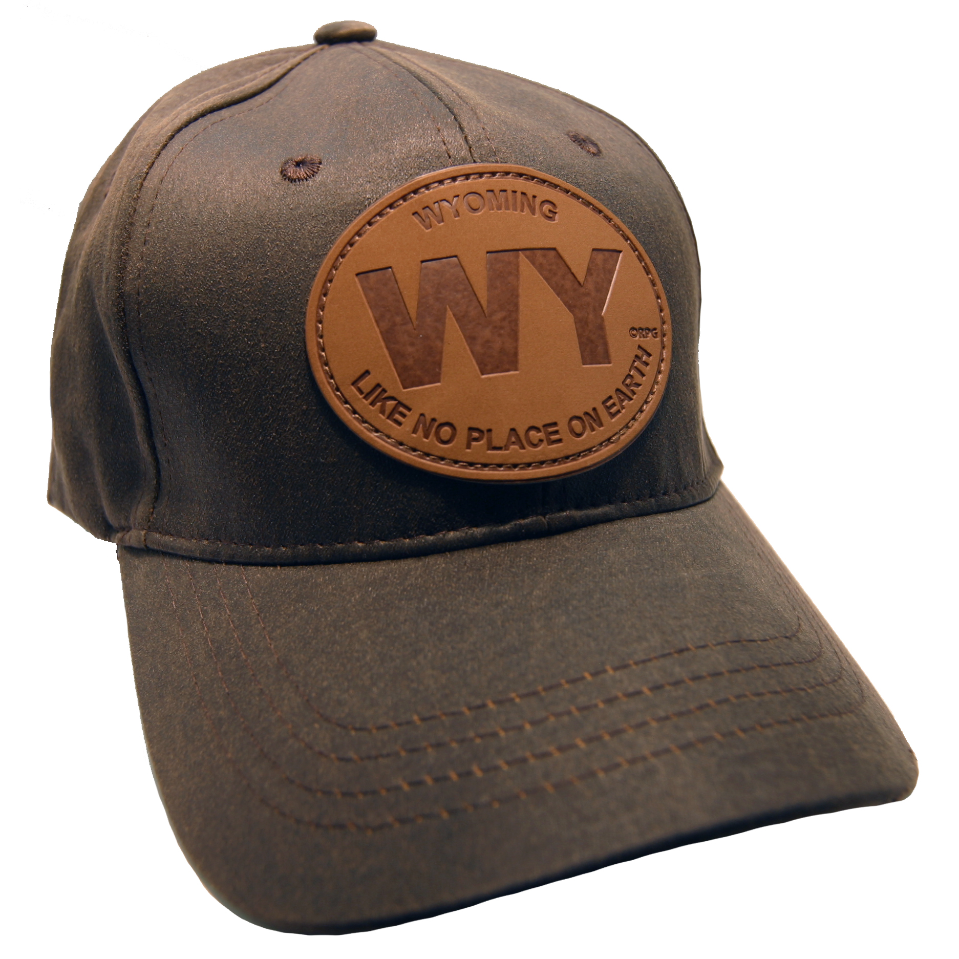 WYOMING B&W OVAL HAT