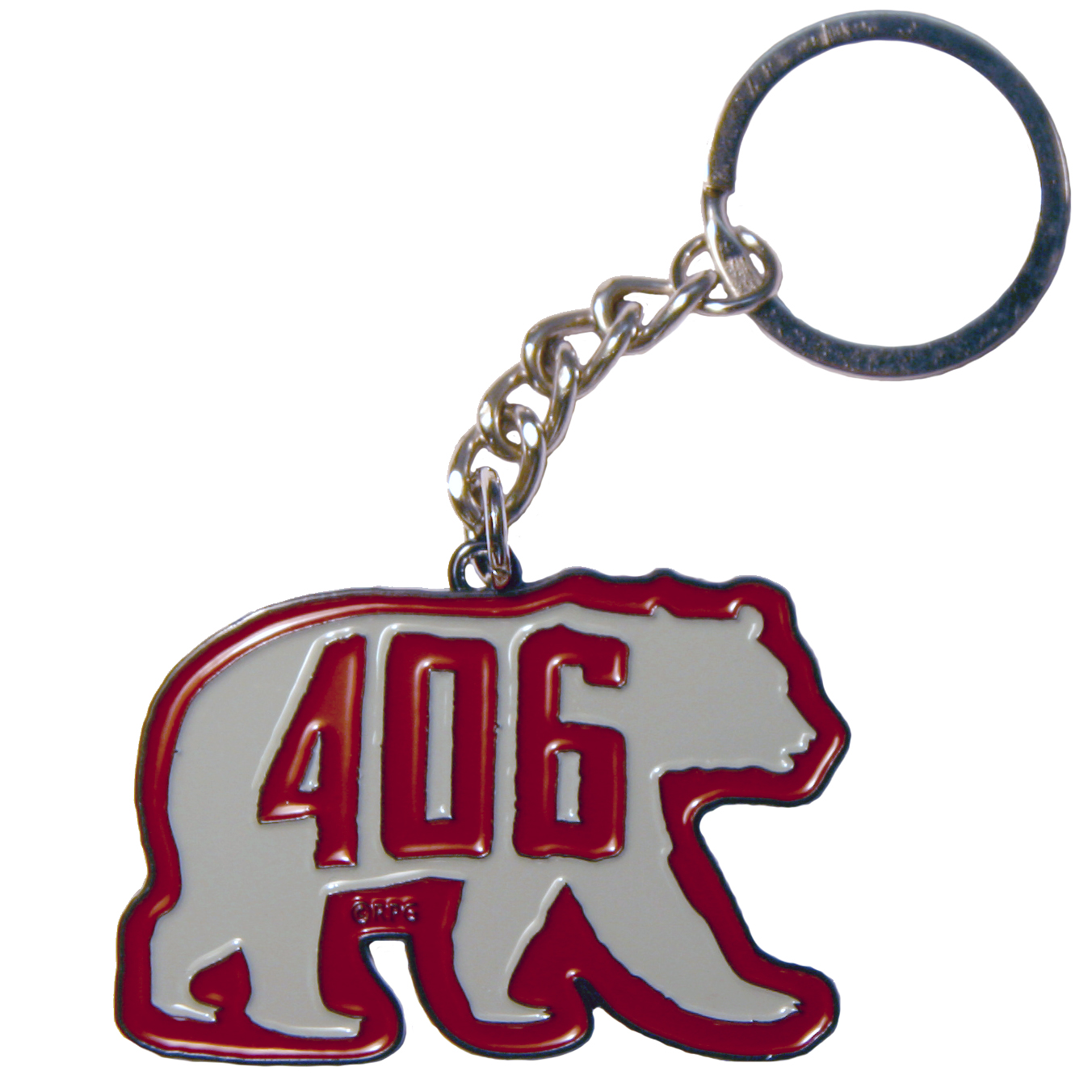 MONTANA AREA CODE KEYCHAIN