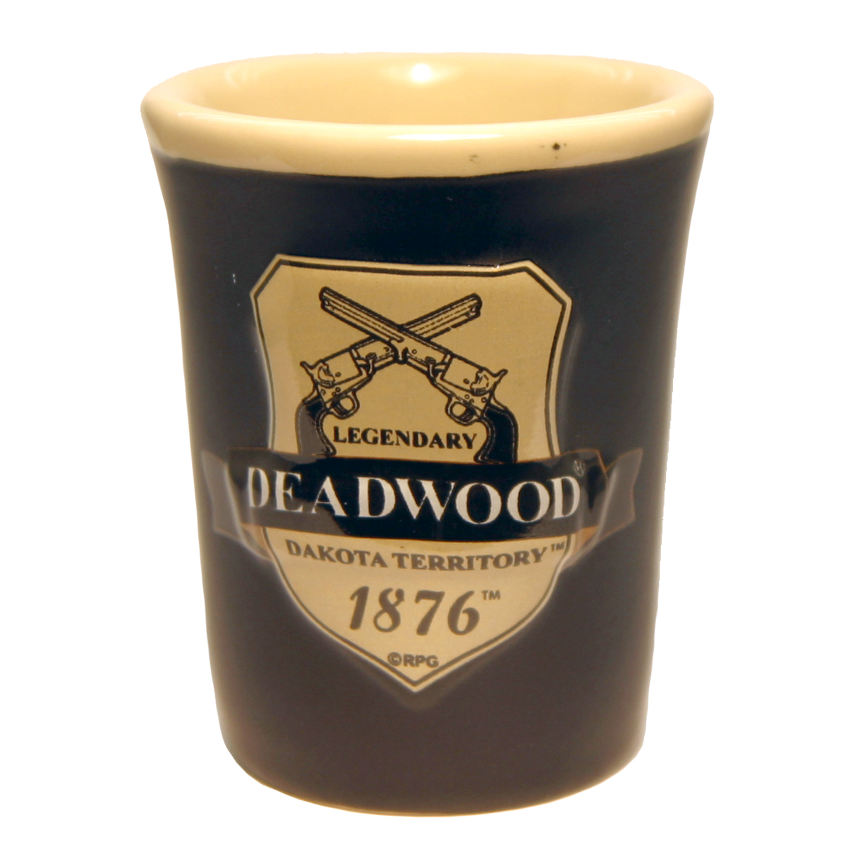 DEADWOOD SHIELD SHOT GLASS
