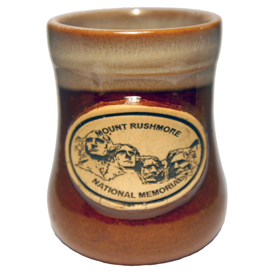 MOUNT RUSHMORE OVAL SHOT GLASS