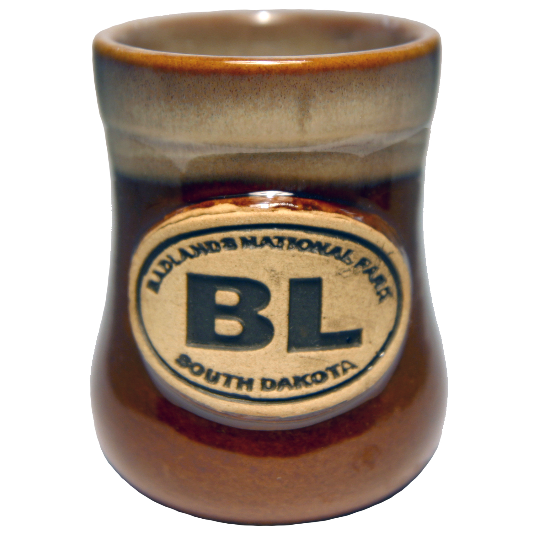 BADLANDS OVAL SHOT GLASS