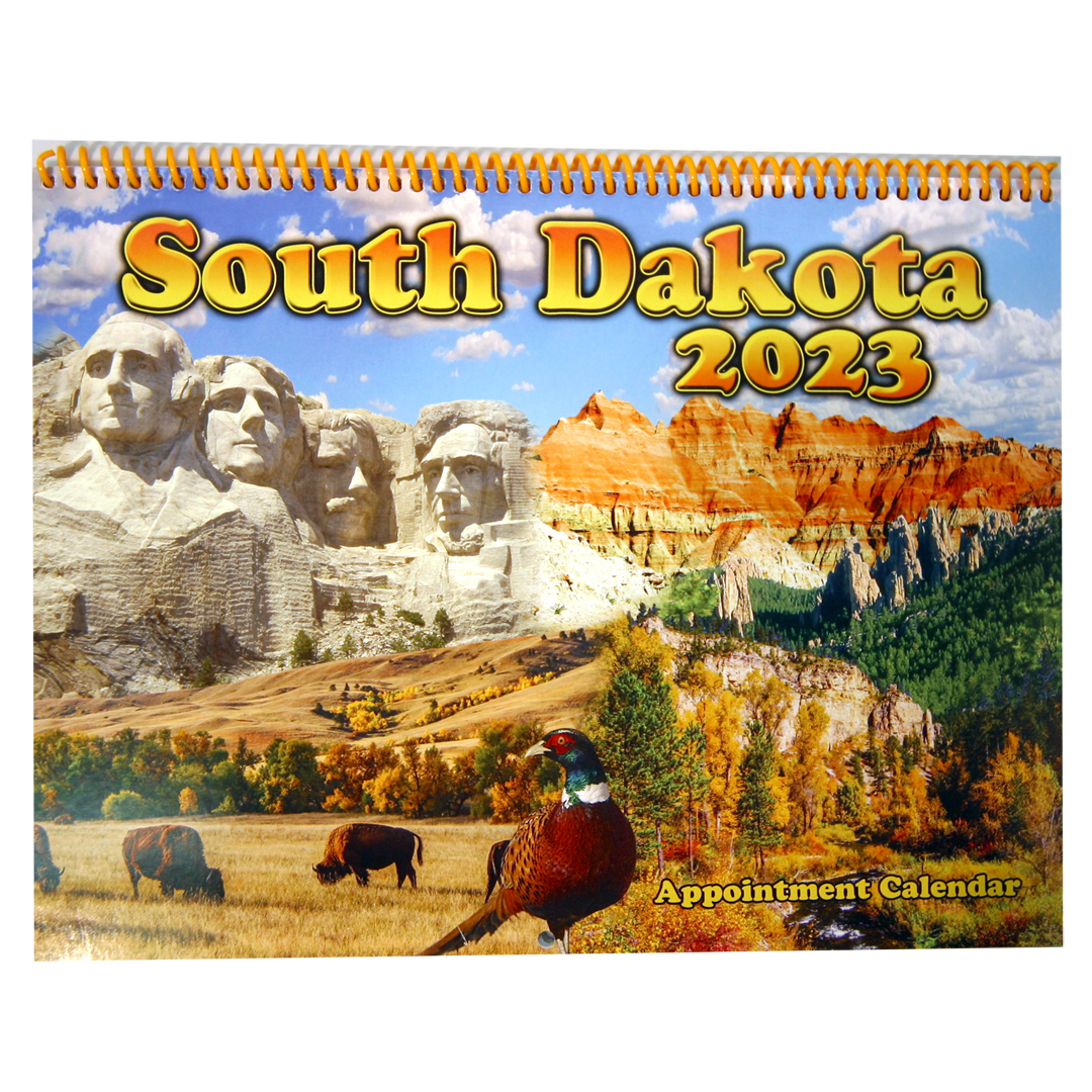 SOUTH DAKOTA 2023 CALENDAR Official Collectors Club