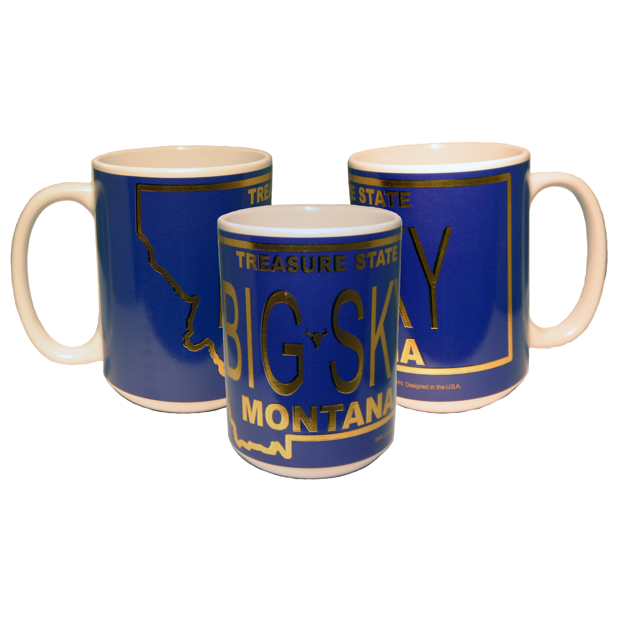 MONTANA STATE LICENSE PLATE MUG