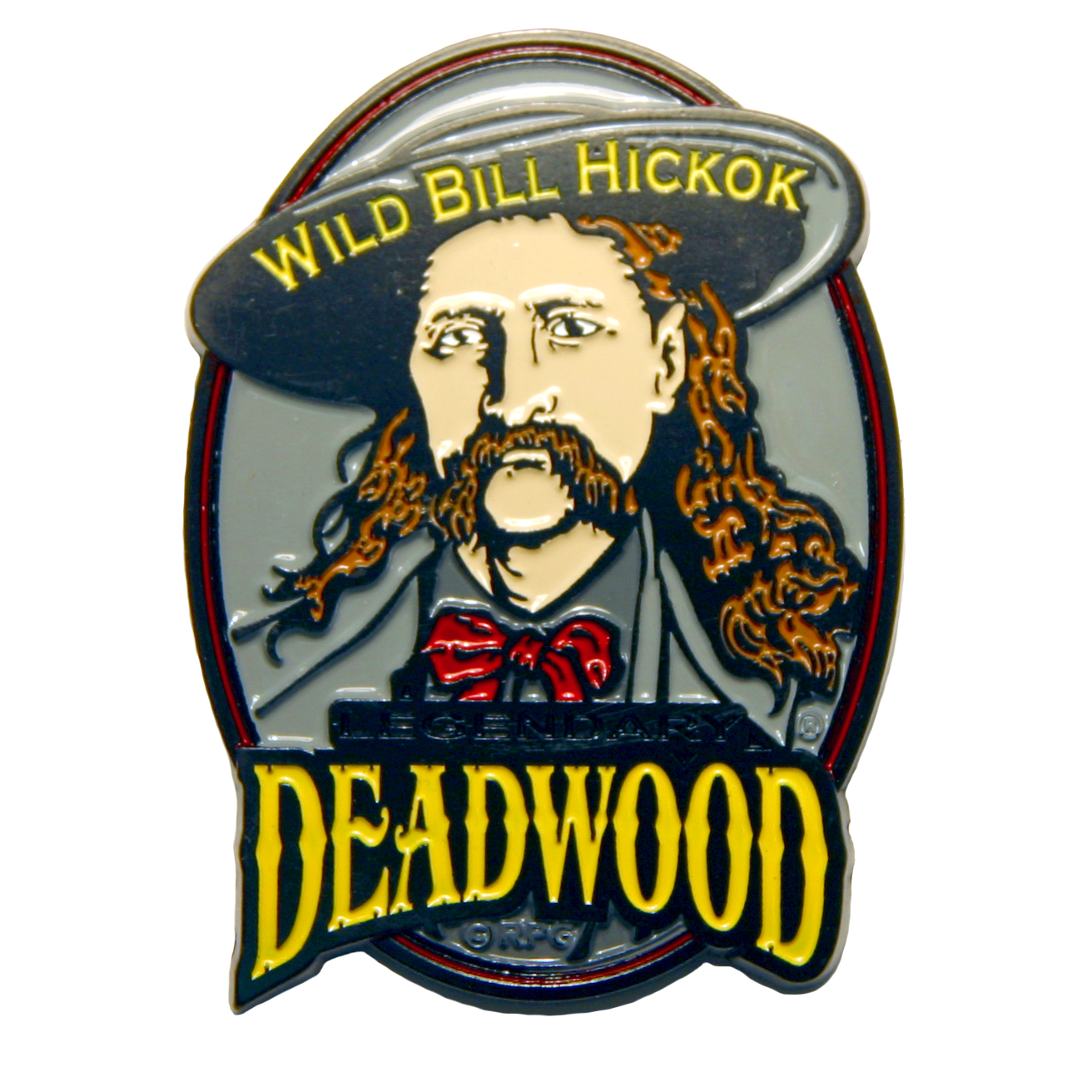 DEADWOOD PAINTED PEWTER MAGNET