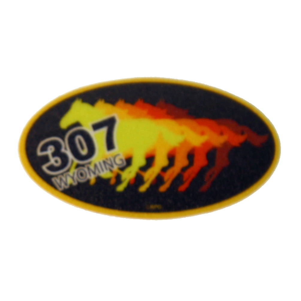 WYOMING MINI HORSE STICKER