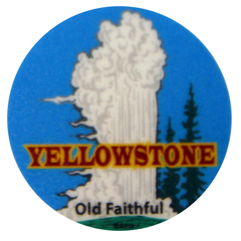 YELLOWSTONE MINI CIRCLE STICKER