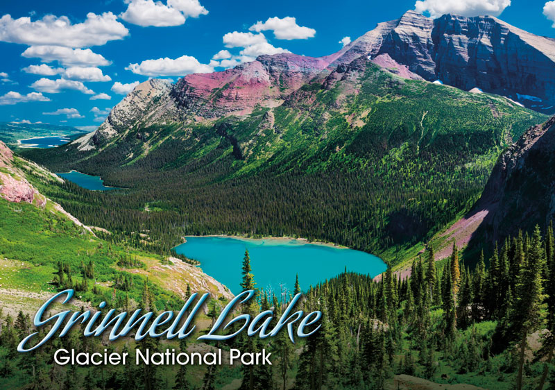 GLACIER GRINNELL POSTCARD
