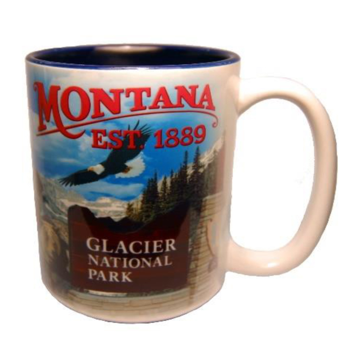 15 OZ TWO TONE MUG- BLUE