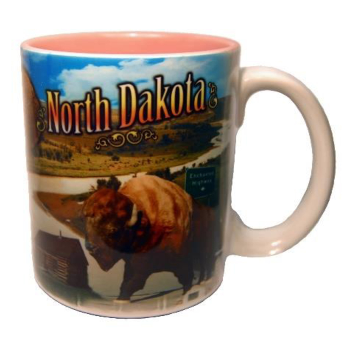 15 OZ TWO TONE MUG- PINK