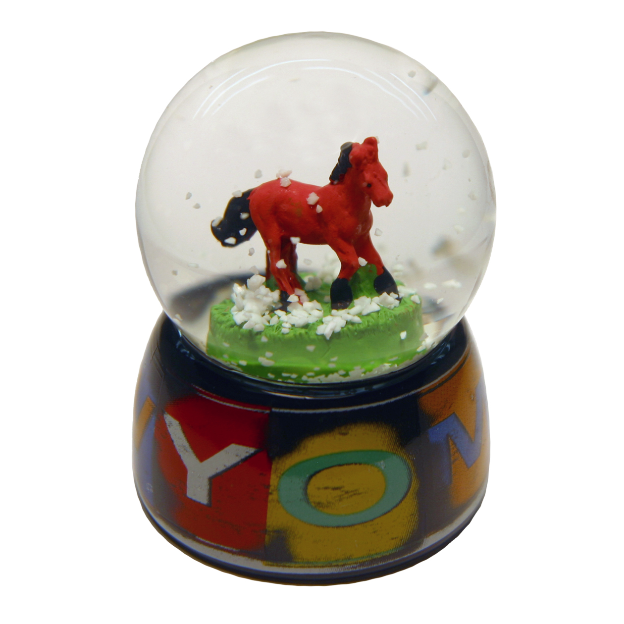 WYOMING 45MM LICENSE PLATE WATERBALL