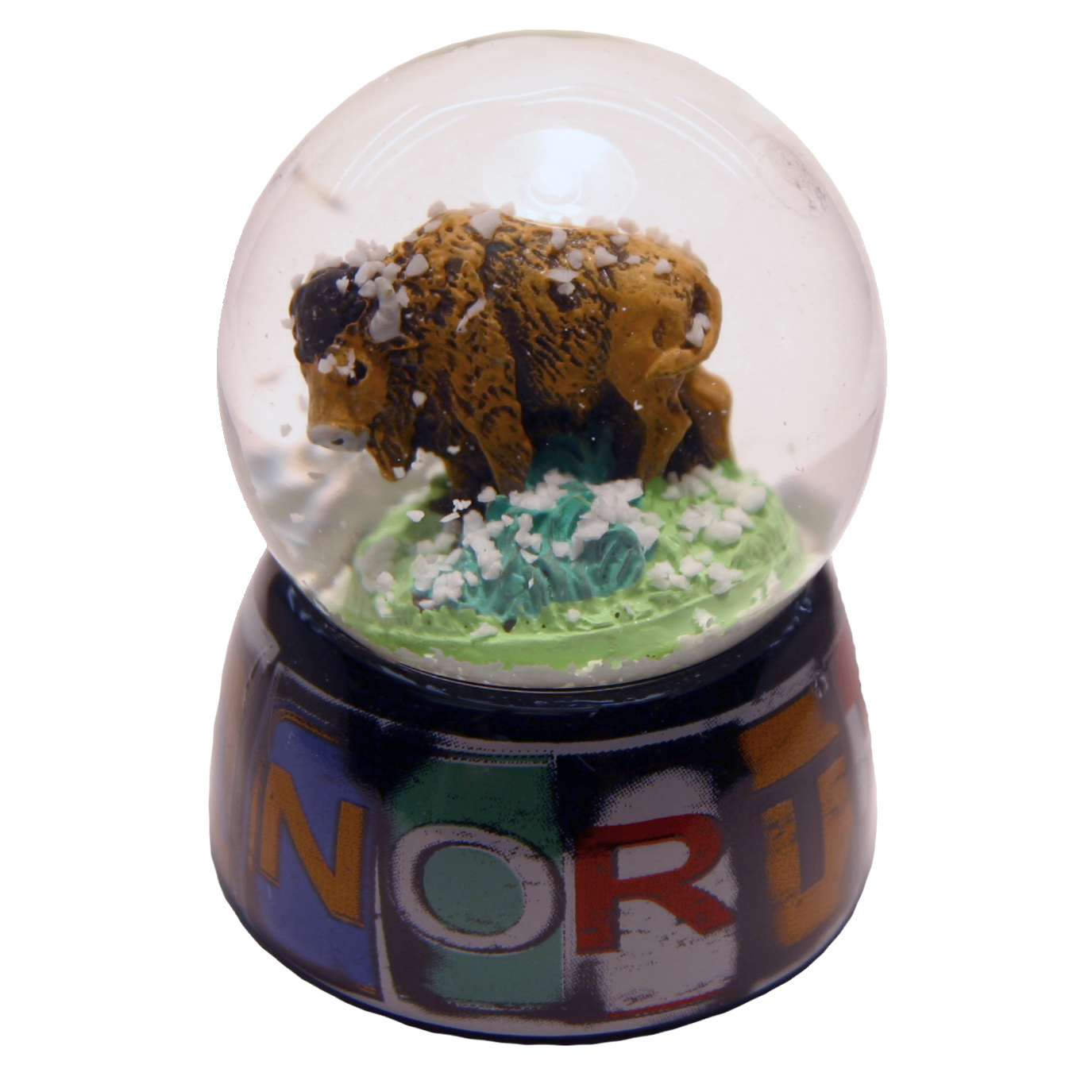 NORTH DAKOTA 45MM LICENSE PLATE WATERBALL