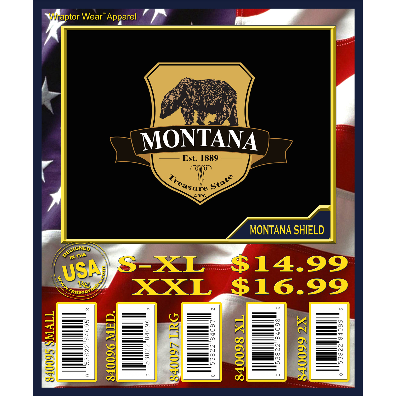 MONTANA SHIELD T-SHIRT