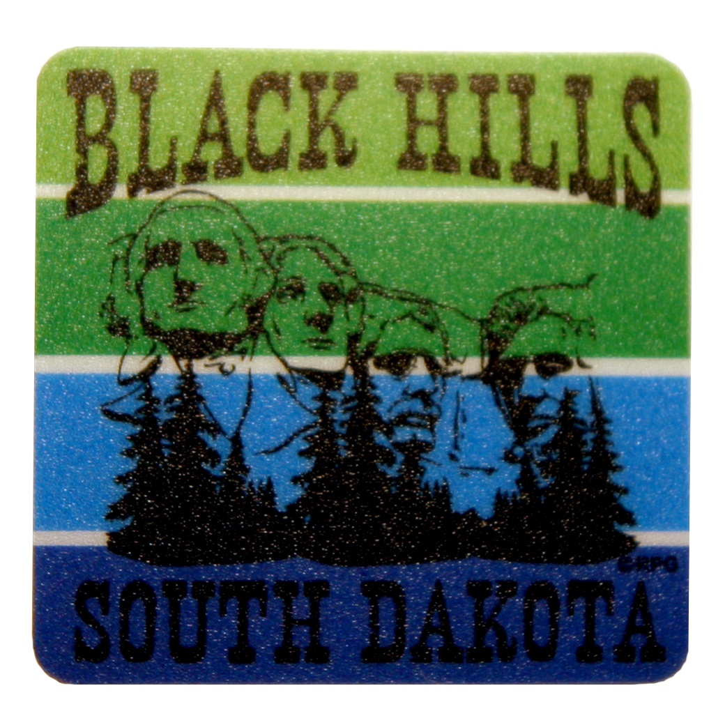 Black Hills Green Mini Sticker