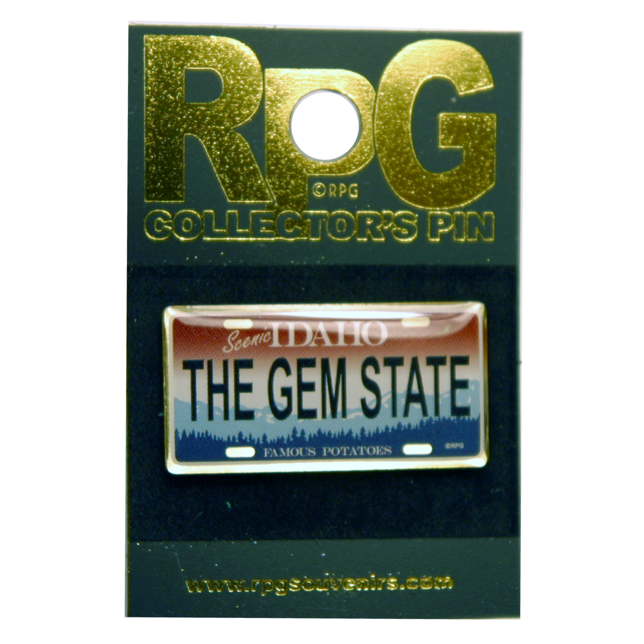 Idaho State License Plate Hat Tac