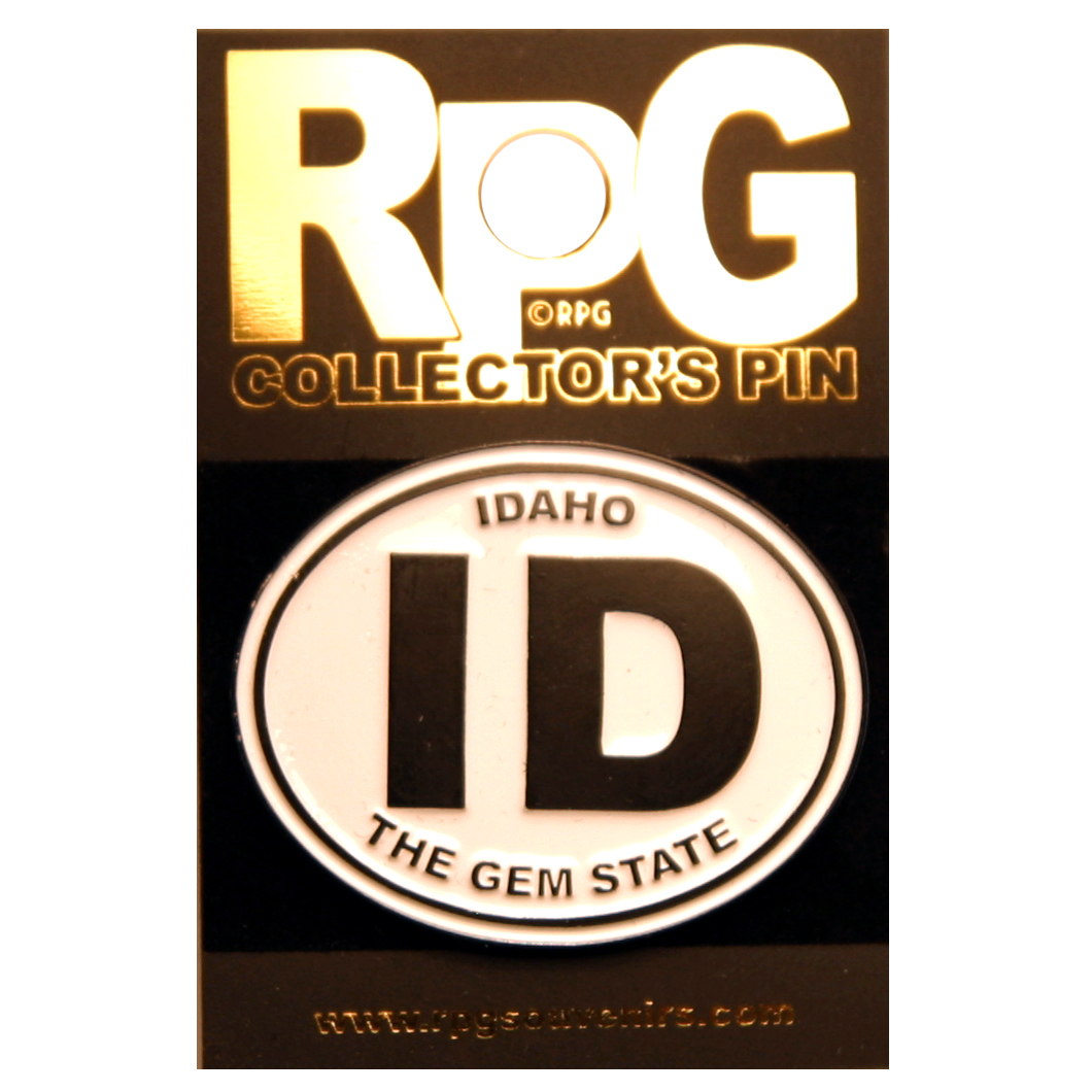 Idaho Oval Enamel Tac