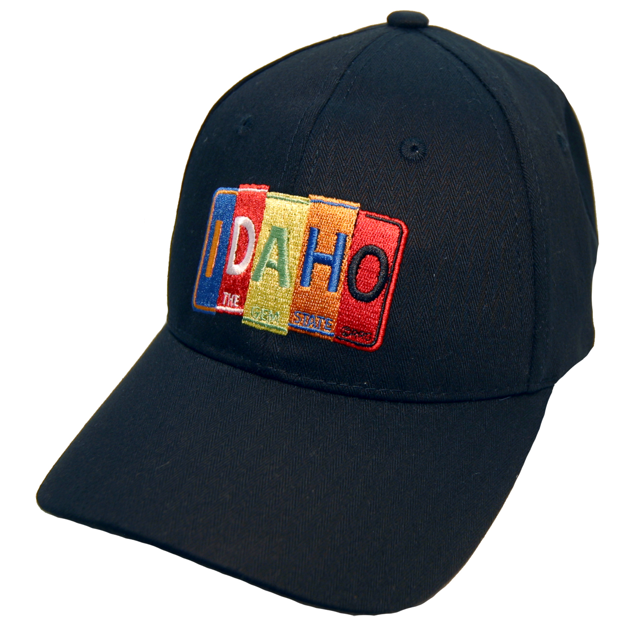 Idaho Black License Plate Hat