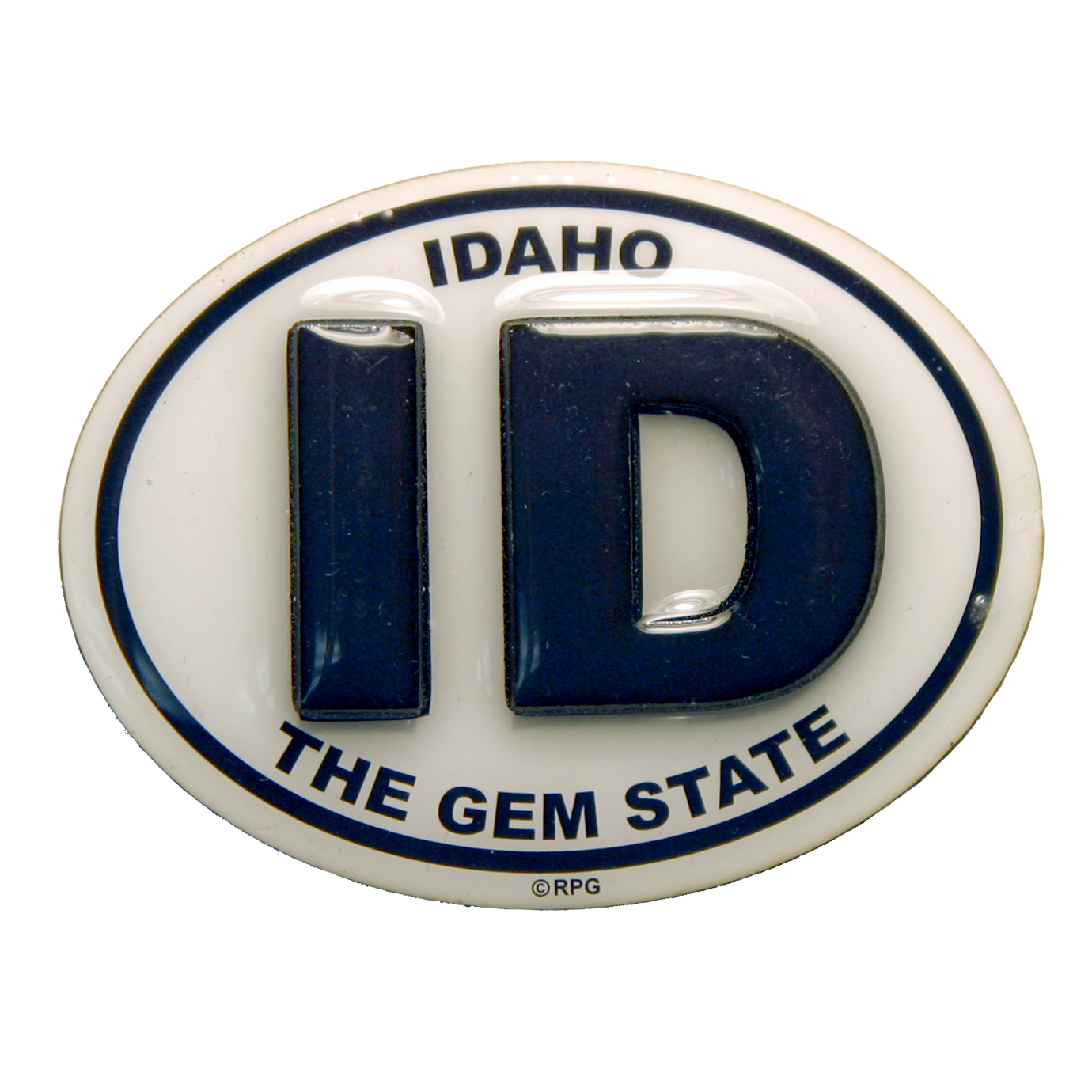 Idaho Oval 2D Epoxy Magnet