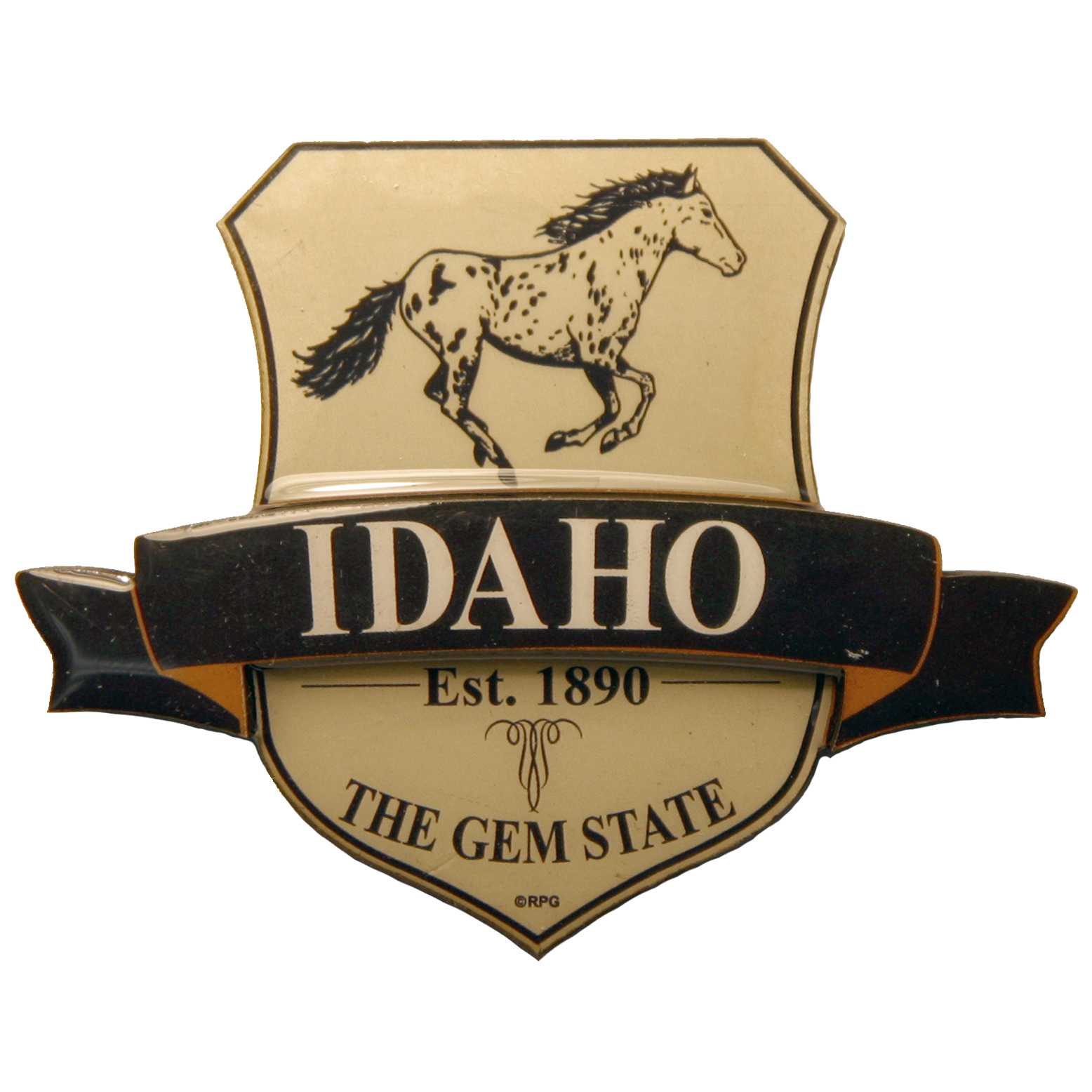 Idaho Shield 2D Epoxy Magnet