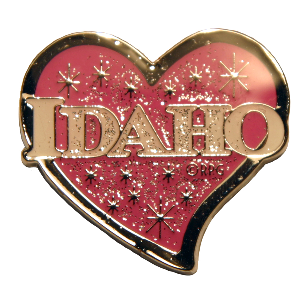 Idaho Bling Heart Magnet