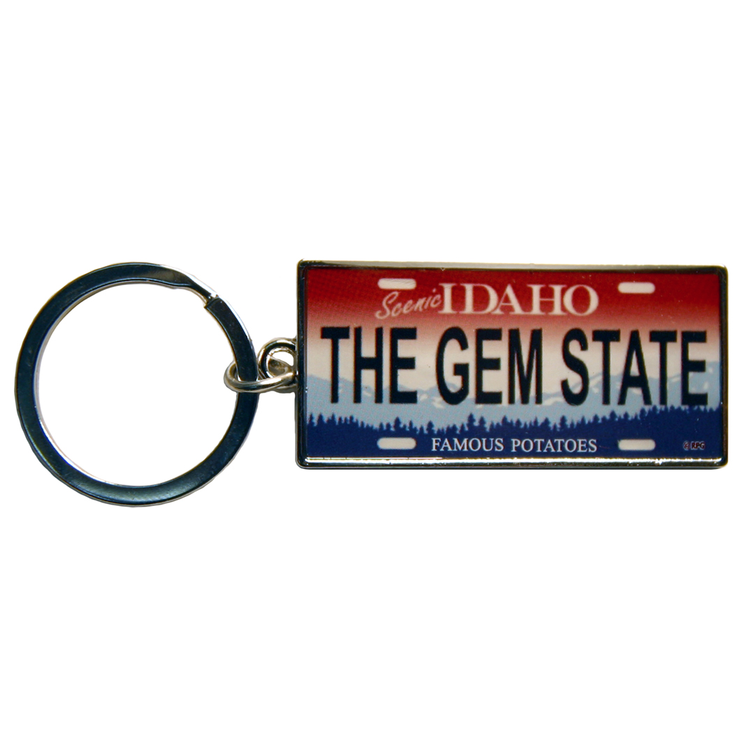 Idaho State License Plate Keychain