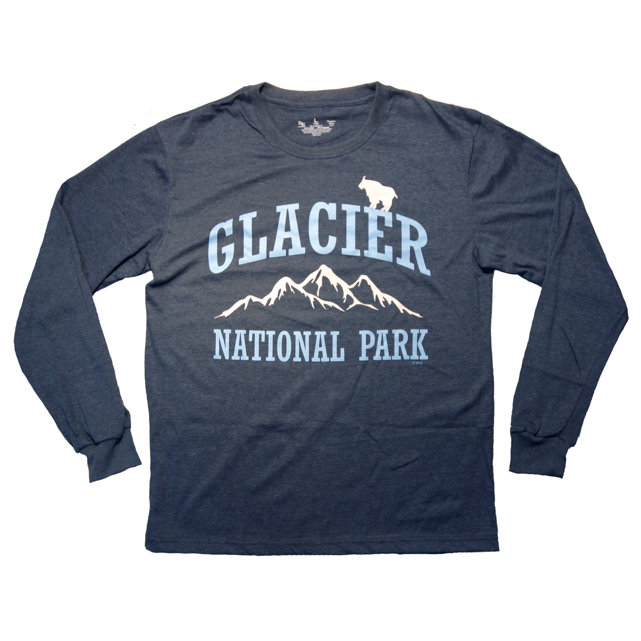 Glacier Heathered Navy L/S