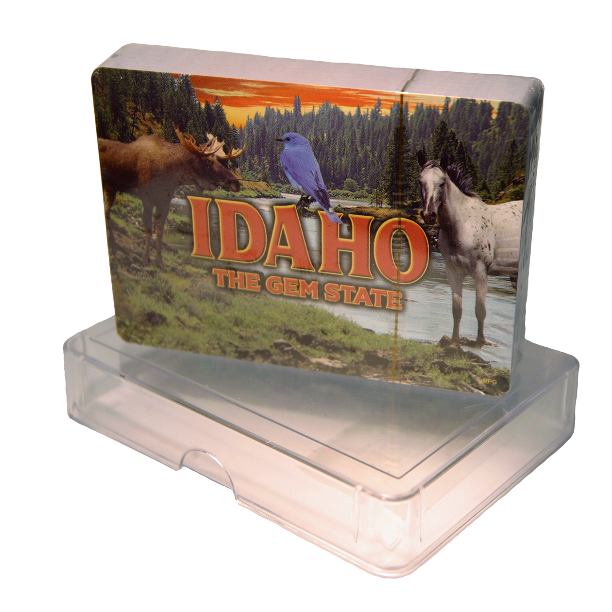 Idaho Acrylic Box Playing Cards