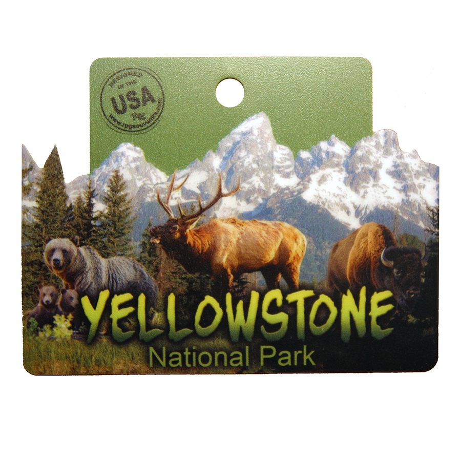 Yellowstone Collage Sticker