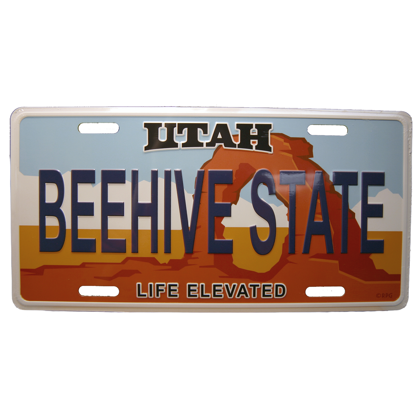 Utah State License Plate
