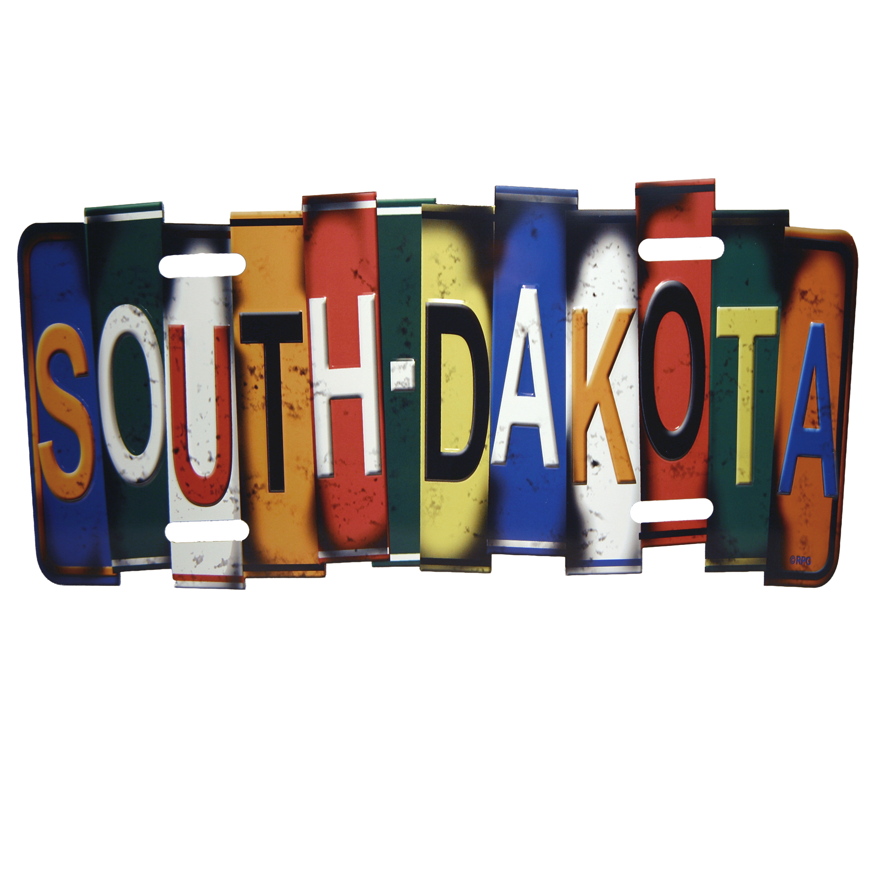 South Dakota License Plate