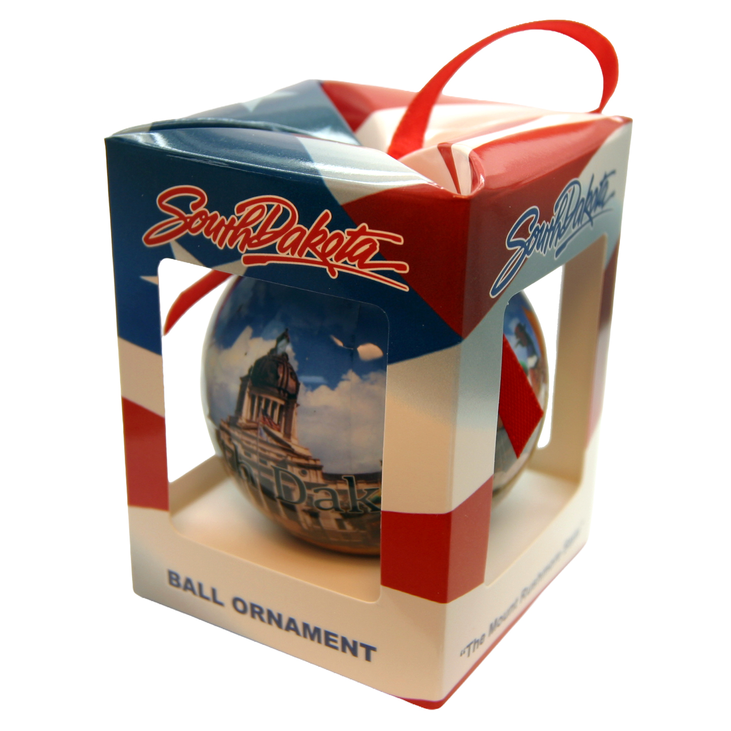 South Dakota Round Ornament