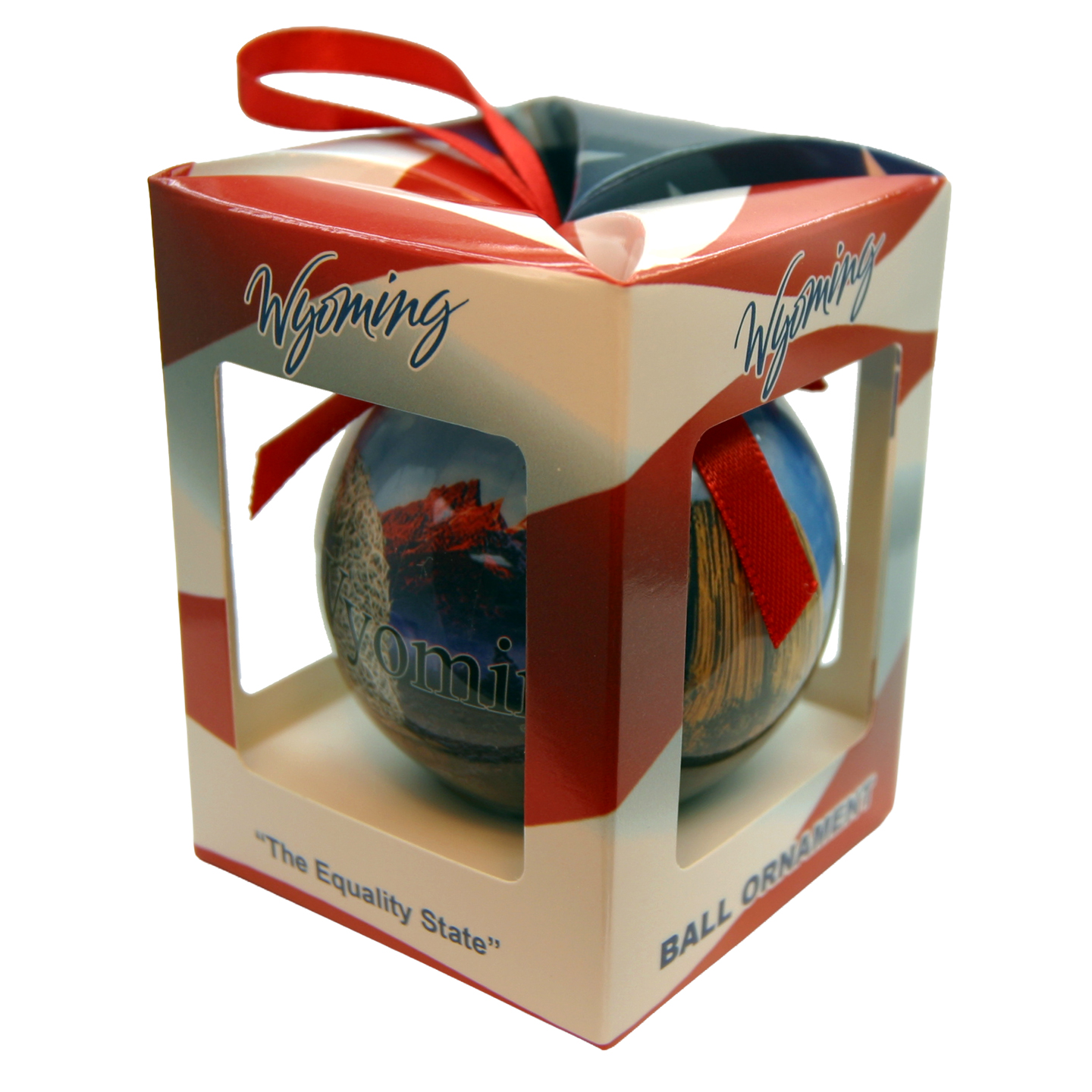 Wyoming Round Ornament