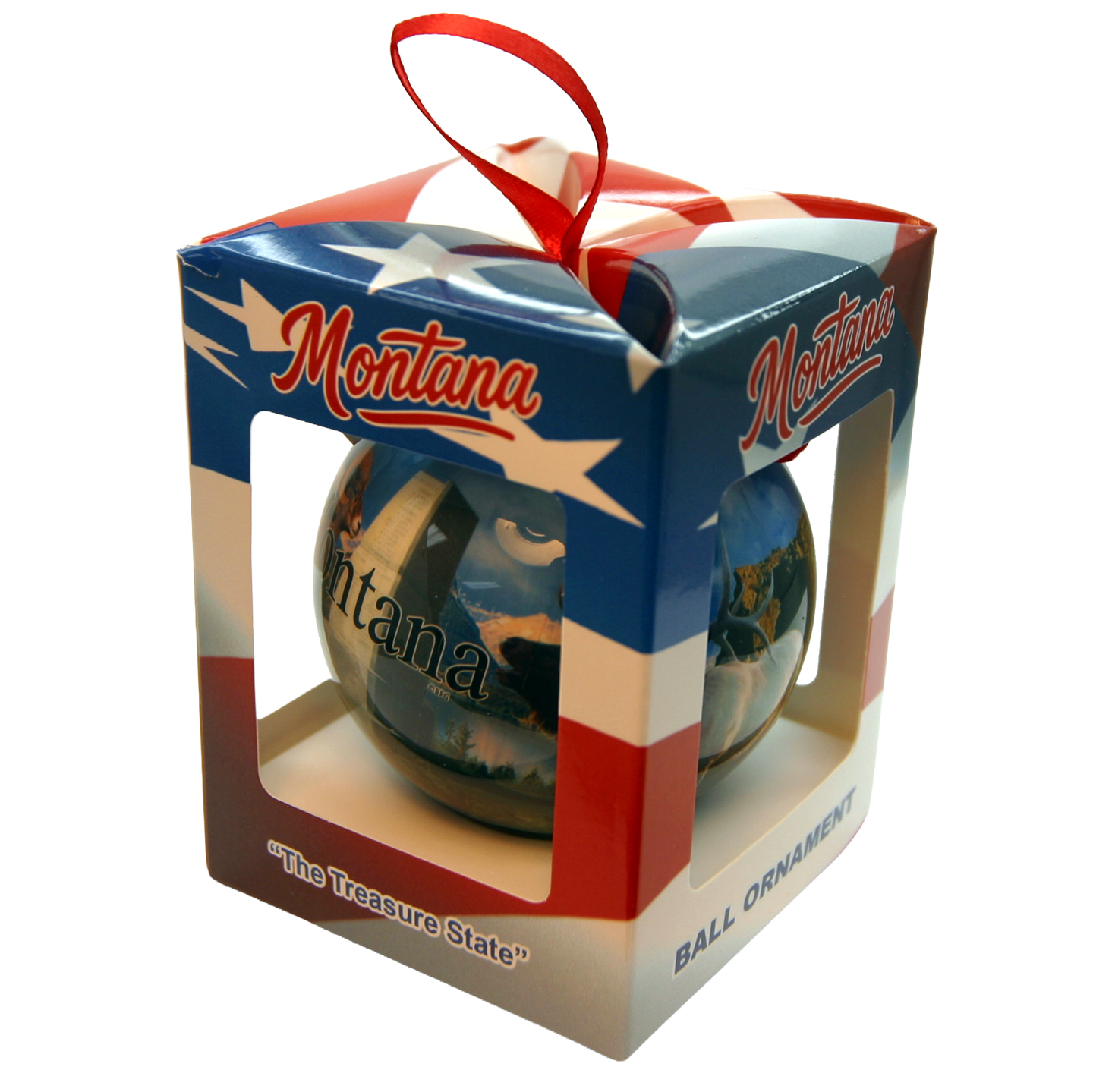 Montana Round Ornament