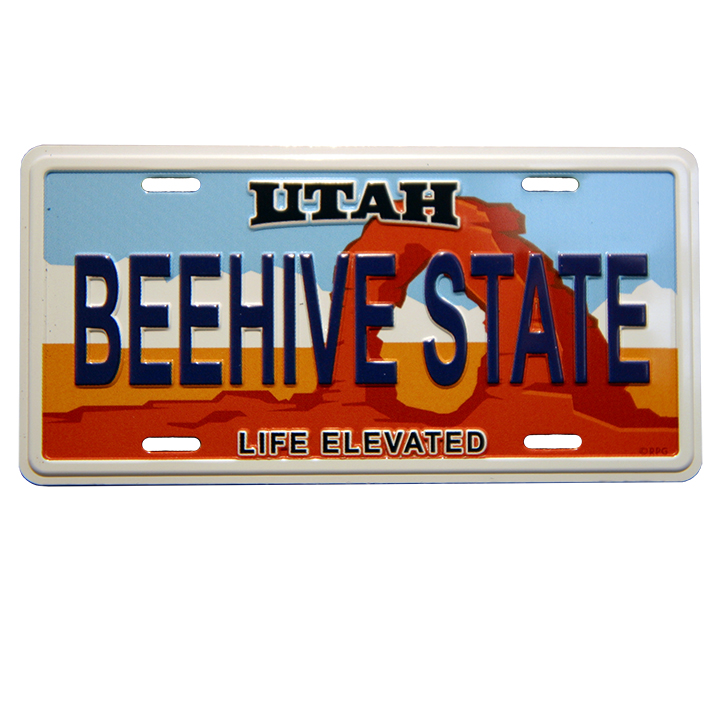 Utah State License Plate Magnet