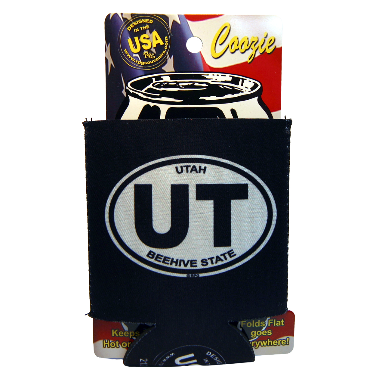 Utah Oval Can Coozie