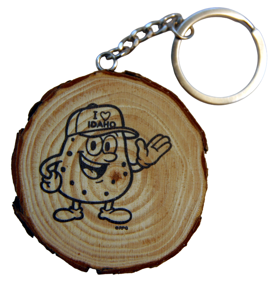 Idaho Wood Keychain