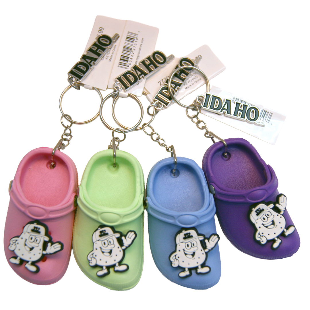 Idaho Croc Keychain