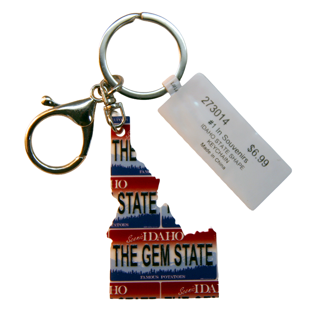Idaho State Shape Keychain