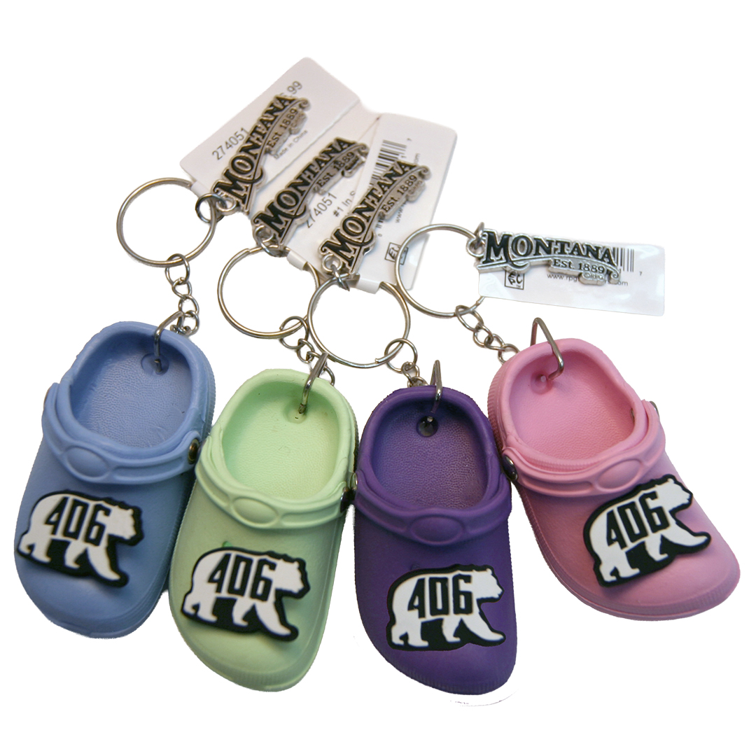 Montana Croc Keychain