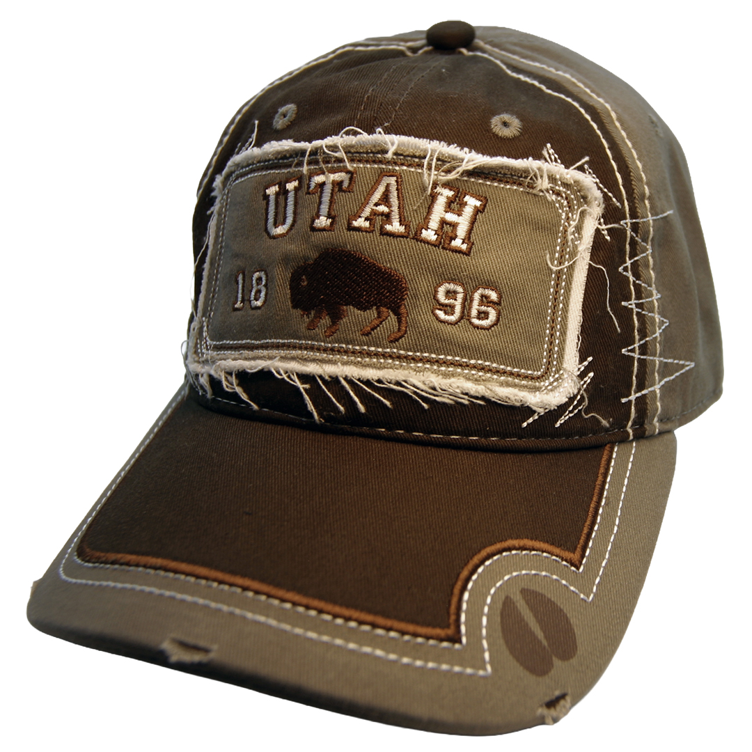 Utah Distressed Patch Hat