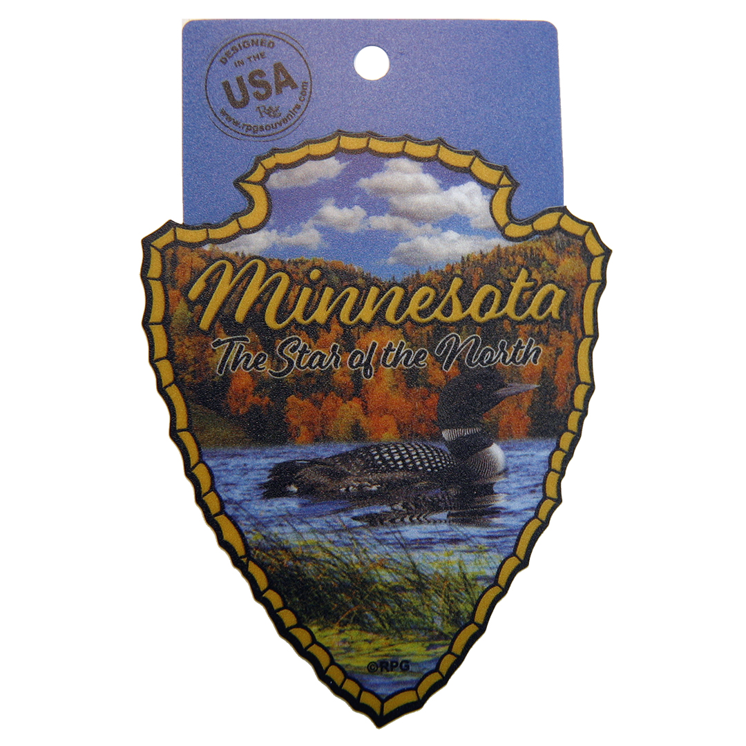 Minnesota Arrowhead Sticker