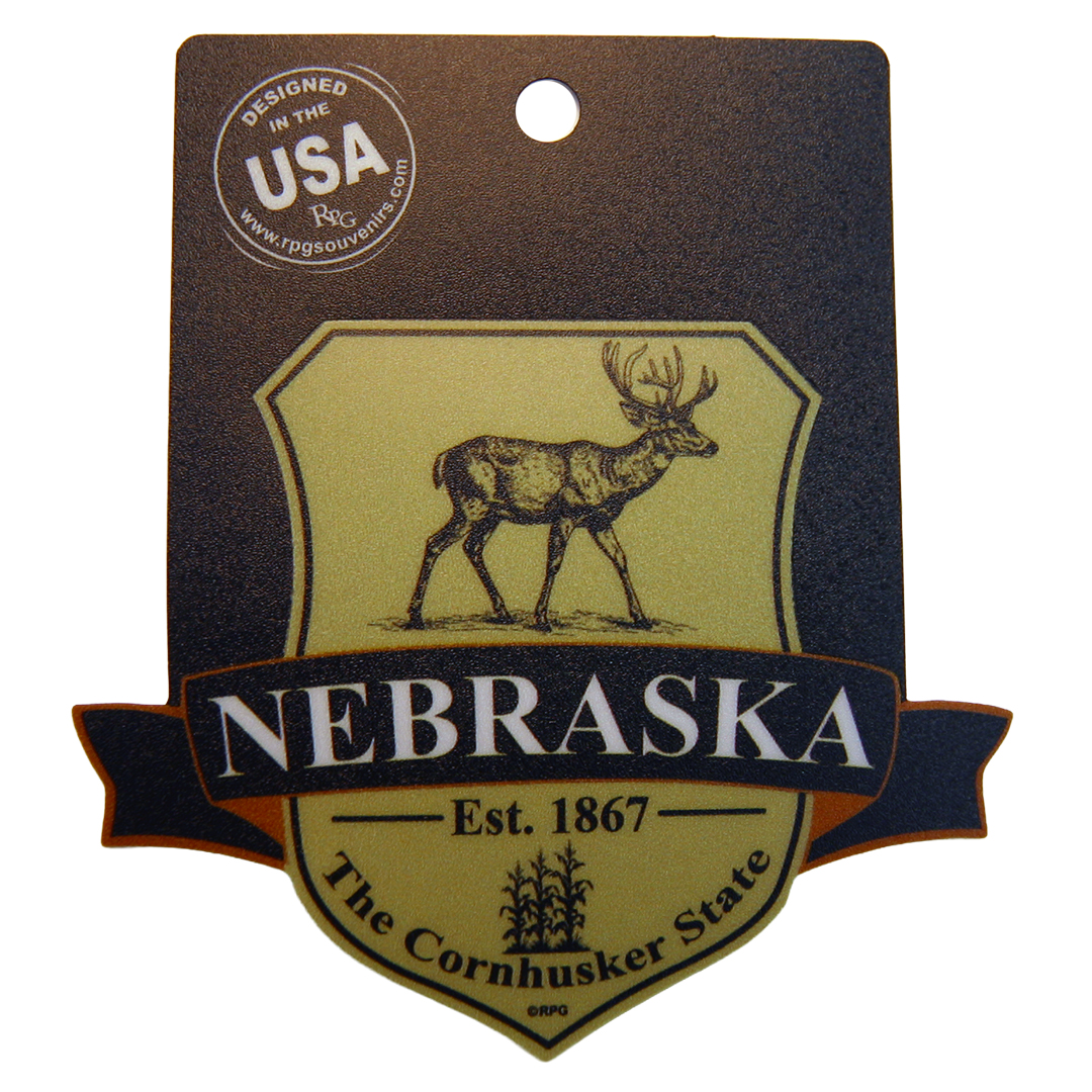 Nebraska Shield Sticker