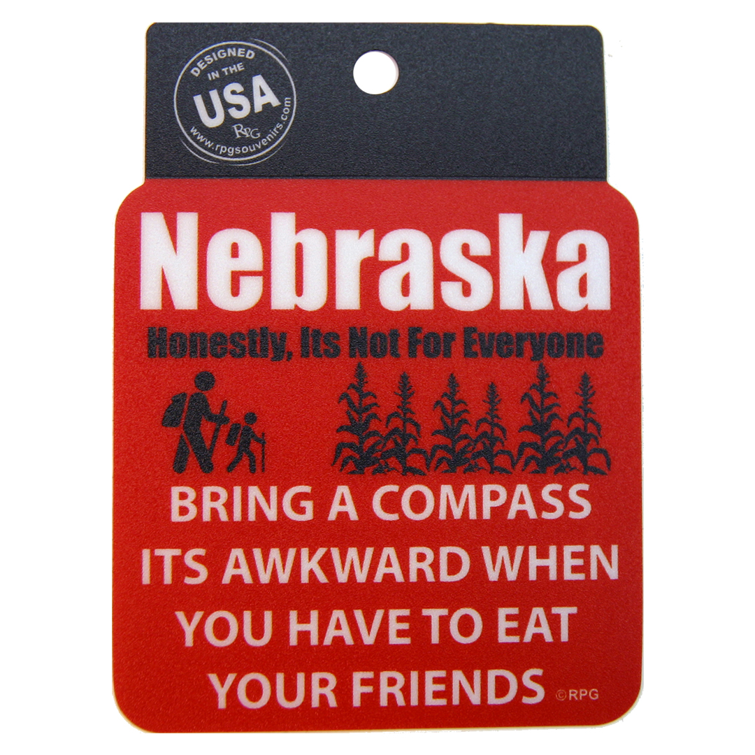Nebraska Compass Sticker