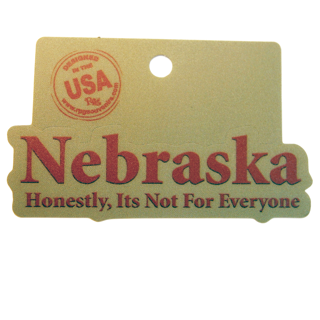Nebraska Slogan Sticker