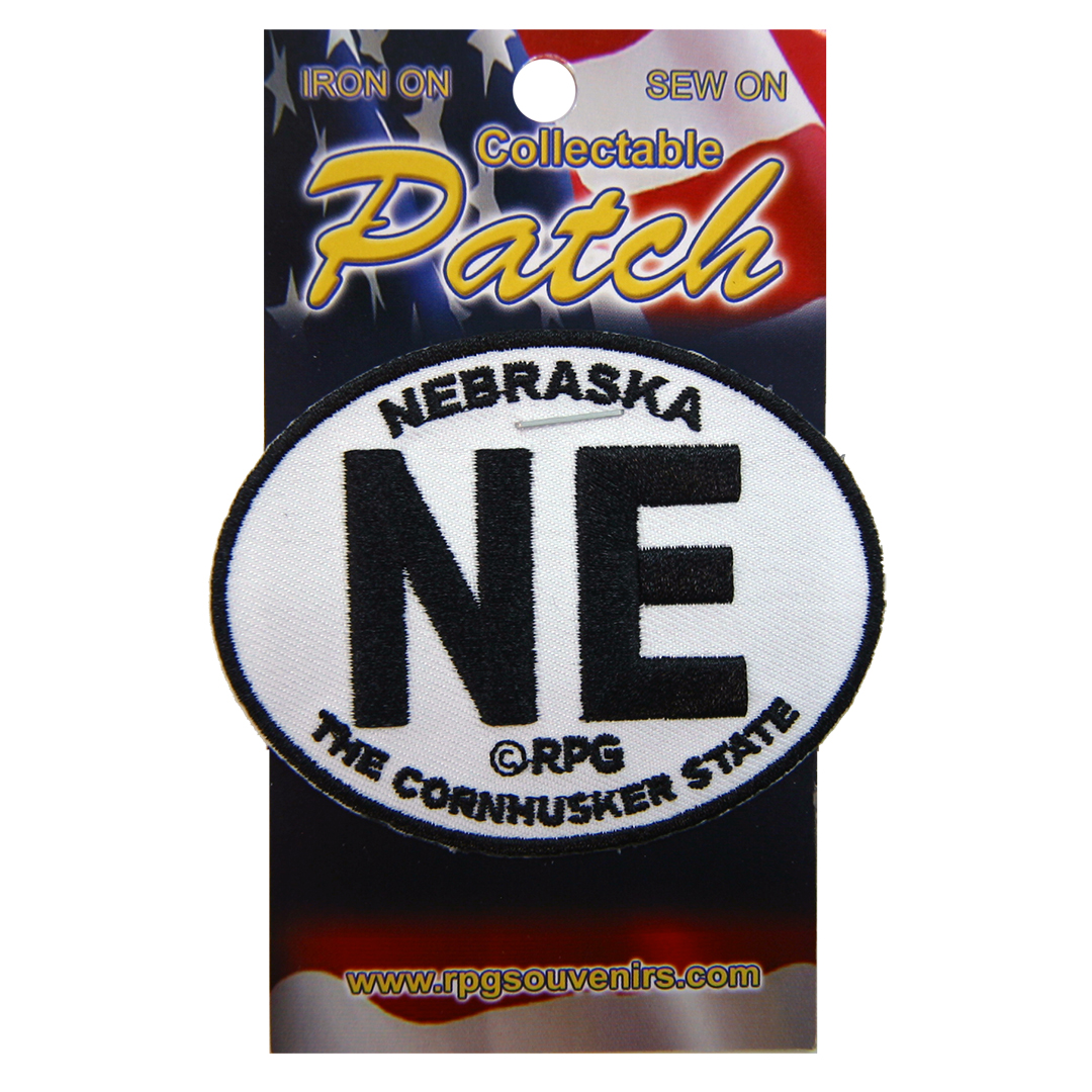 Nebraska Oval Patch