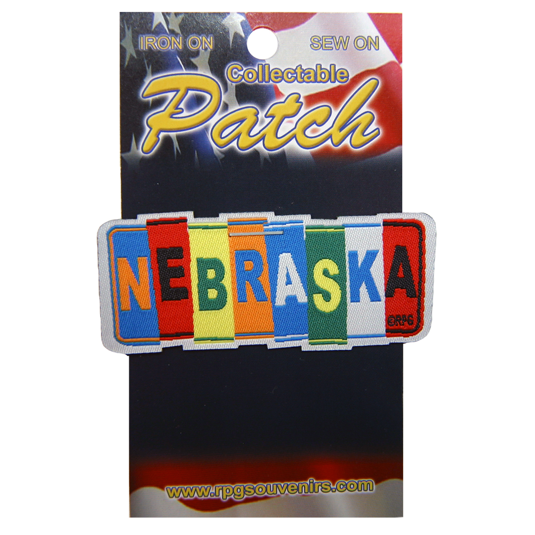 Nebraska License Plate Patch
