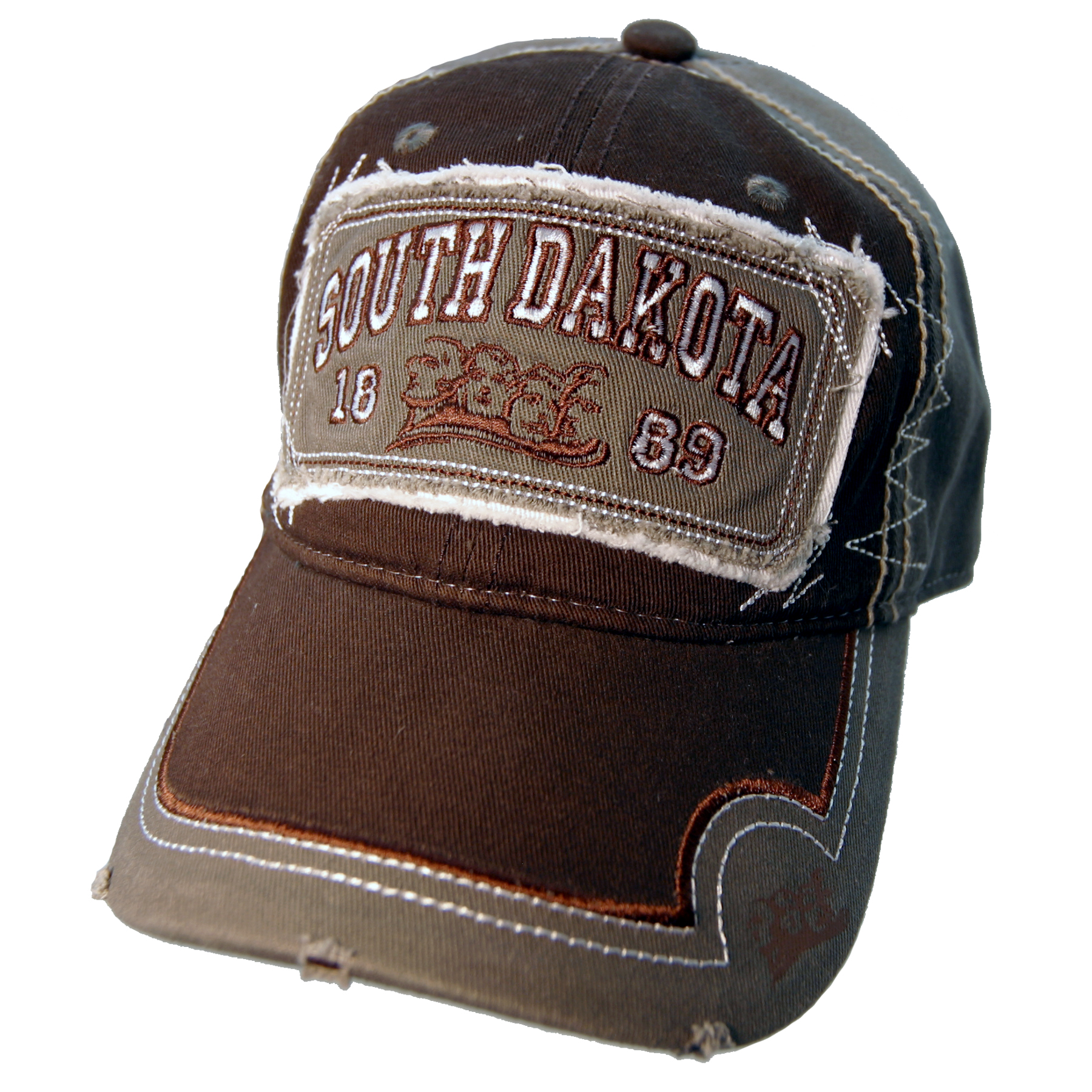 SOUTH DAKOTA DISTRESSED PATCH HAT – Official Collectors Club