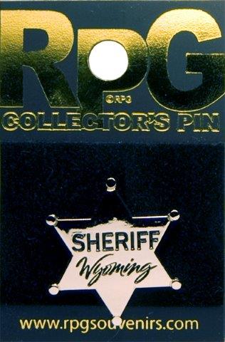 WYOMING SHERIFF BADGE TAC – Official Collectors Club