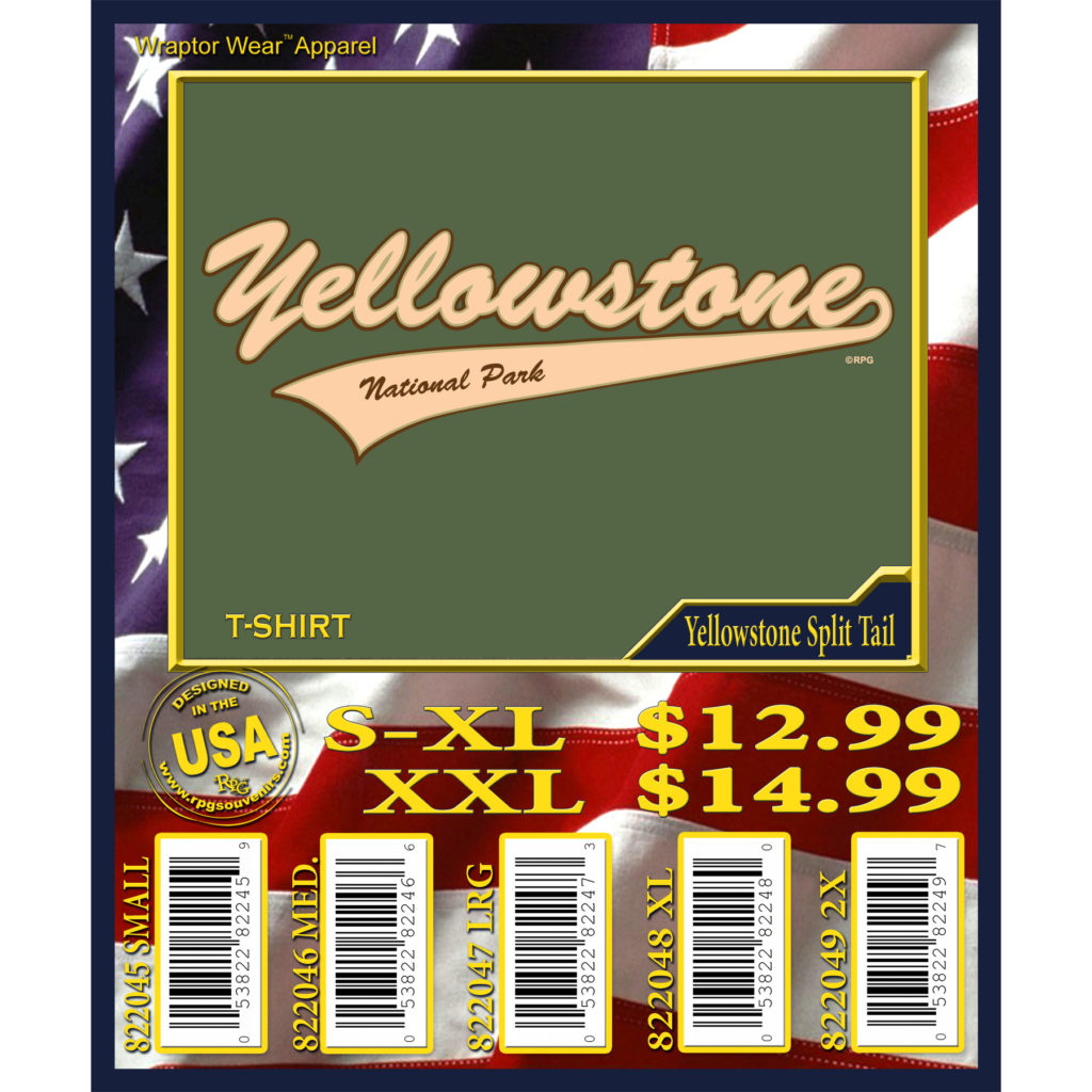 YELLOWSTONE SPLIT TAIL SCRIPT T-SHIRT